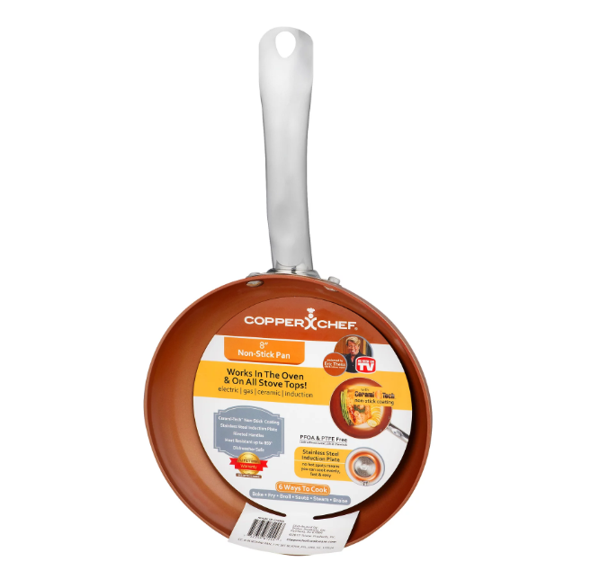 Copper Chef Non-Stick Fry Pan, 8 Inch - 24hrsmart